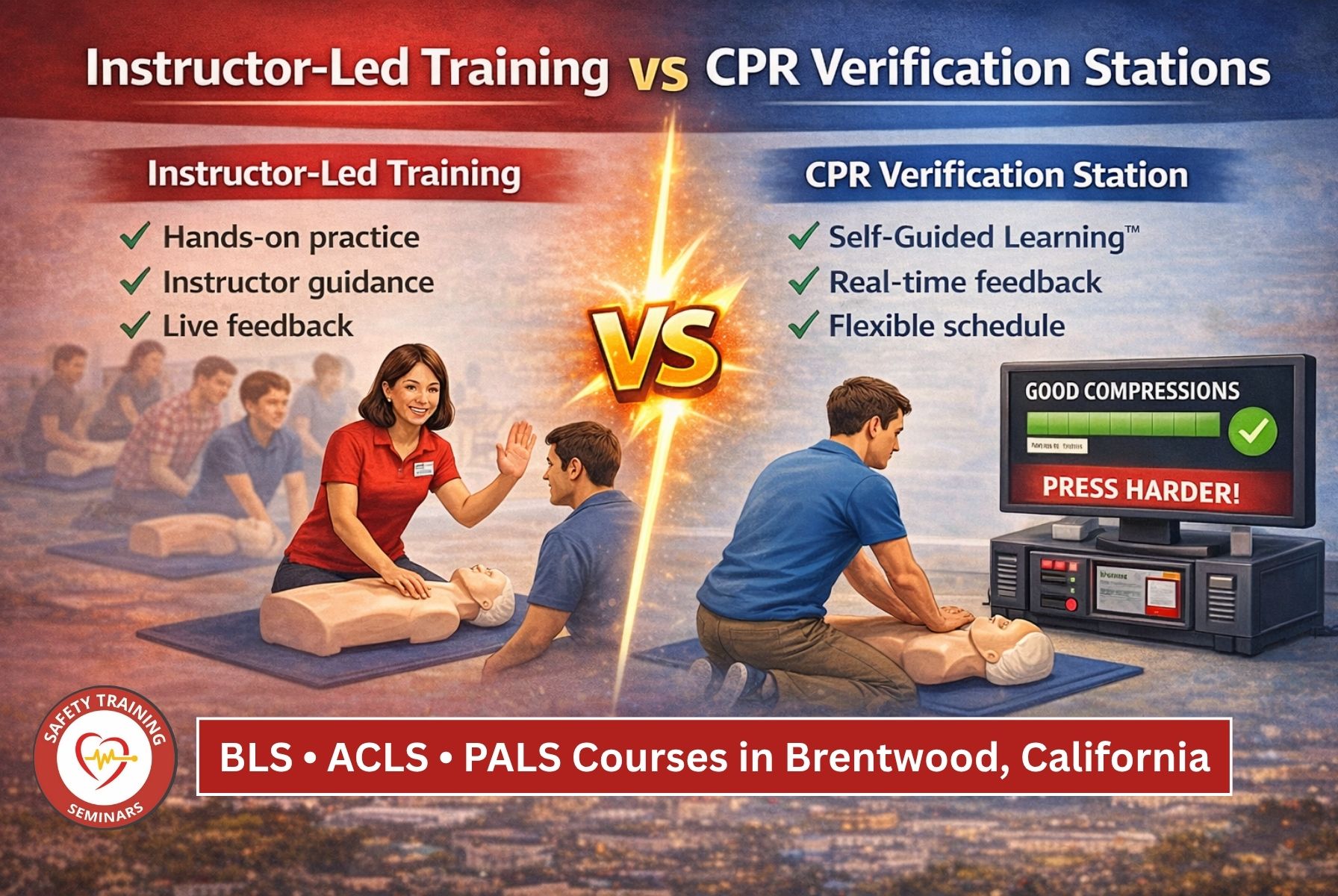 BLS • ACLS • PALS Courses in Brentwood, California