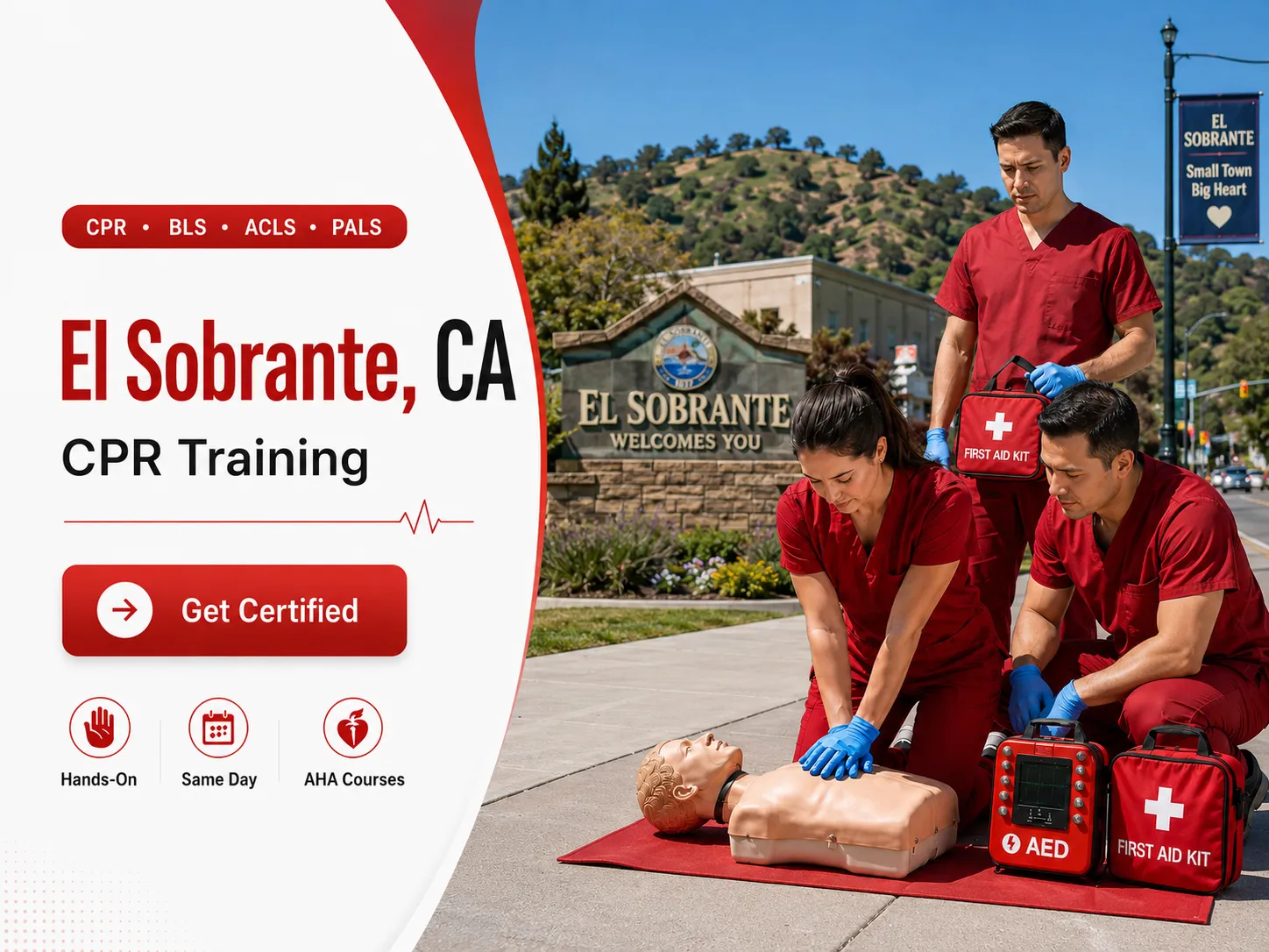 ACLS and PALS certification class in El Sobrante, California
