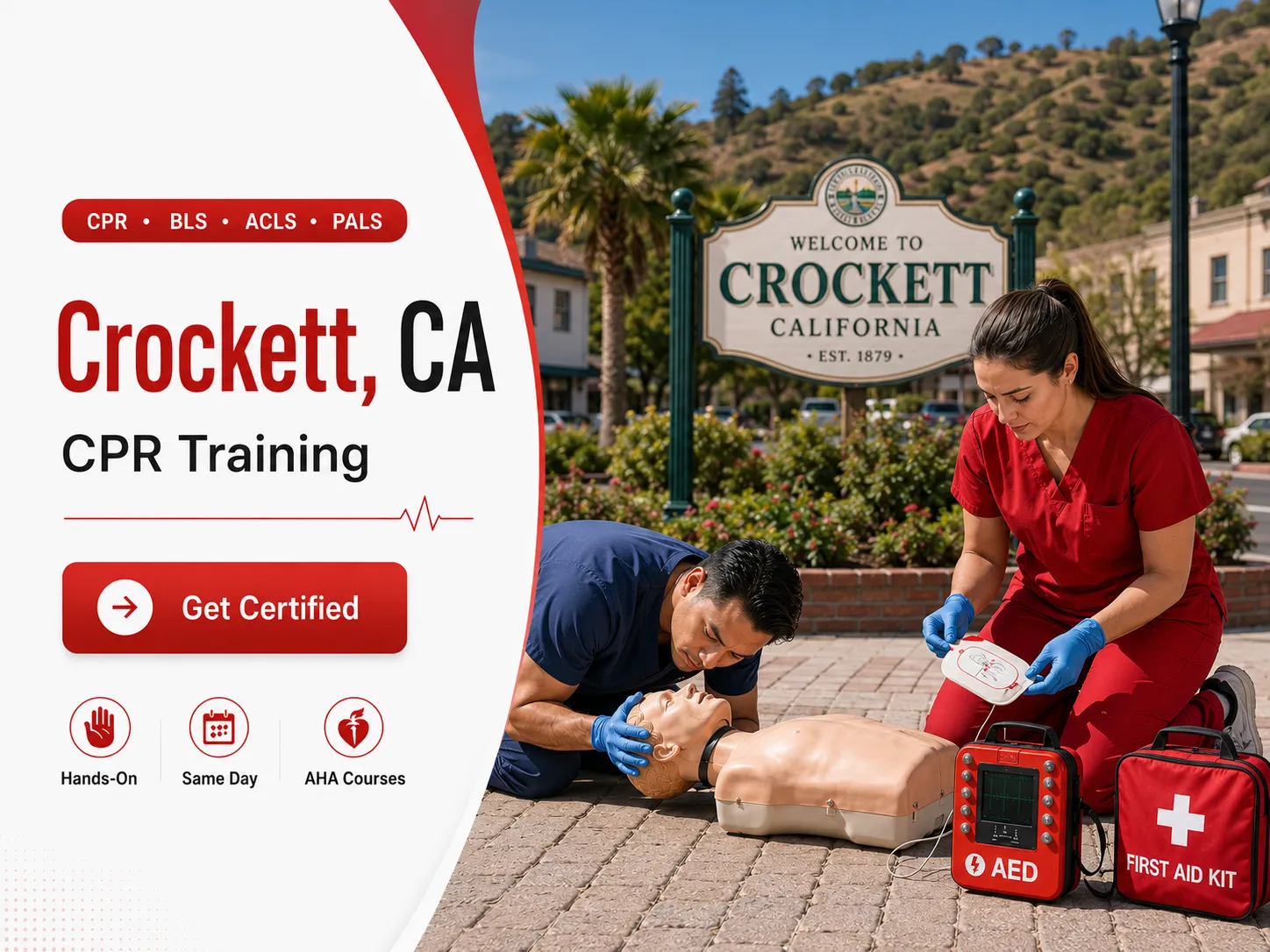 Healthcare provider BLS class in Crockett, CA – AHA certified